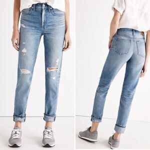 Madewell Madewell The Perfect Vintage Jean in Chet Wash Distressed Edition Size
